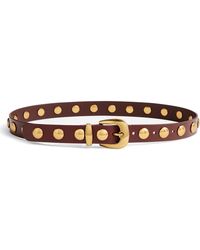 Madewell - Studded Western Leather Belt - Lyst