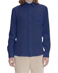 A.P.C. - Cassel Linen Button-up Shirt - Lyst