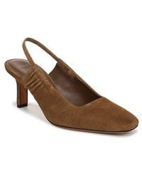 Vince - Ven Leather Slingback Pump - Lyst