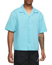Nike - Essentials Short Sleeve Button-up Camp Shirt - Lyst