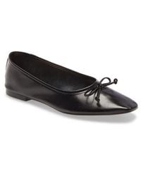 SCHUTZ SHOES - Arissa Square Toe Ballet Flat - Lyst