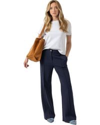 Saint + Sofia - Cambridge Tailored Wide Leg Pant - Lyst