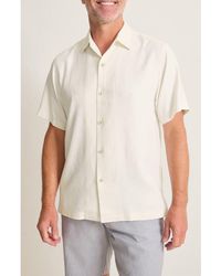 Tommy Bahama - Maui Border Short Sleeve Silk Button-Up Shirt - Lyst