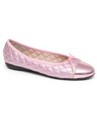 Paul Mayer - Best Cap Toe Quilted Ballet Flat - Lyst