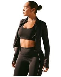 Fabletics - Perfect Storm Cropped Train Jacket - Lyst