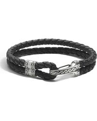 John Hardy Classic Chain Hook-station Bracelet, Black