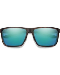 Smith - Riptide 61Mm Chromapop Polarized Sport Square Sunglasses - Lyst