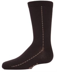 Memoi - Dots On Down Mercerized Socks - Lyst