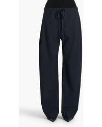 KHAITE - Rohen Tropical Virgin Wool Barrel Leg Drawstring Pants - Lyst