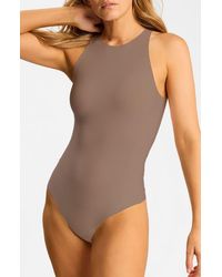Commando - Butter Crewneck Tank Thong Bodysuit - Lyst