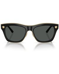 Versace - 53Mm Rectangular Sunglasses - Lyst