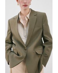 Mango - Americana Lisa One-Button Blazer - Lyst
