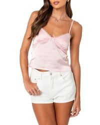 Edikted - Imani Satin Camisole - Lyst