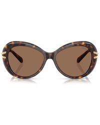 Swarovski - 56Mm Butterfly Sunglasses - Lyst