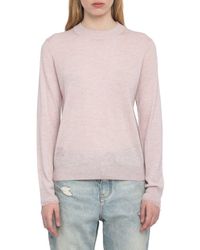 Zadig & Voltaire - Ivy Crewneck Cashmere Sweater - Lyst