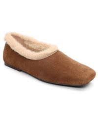 Ash - Bianca Faux Fur Lined Ballet Flat - Lyst