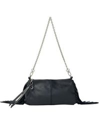Maje - Miss M Plain Leather Clutch Bag - Lyst