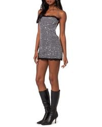 Edikted - Sylvester Sequin Open Back Minidress - Lyst