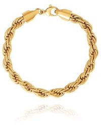 Lucky Brand - Tone Rope Chain Bracelet - Lyst