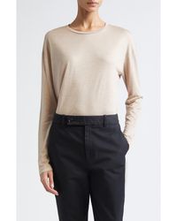 Partow - Myrtle Long Sleeve Modal & Cashmere T-Shirt - Lyst