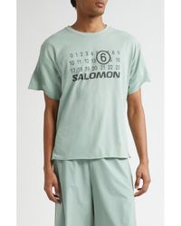 MM6 by Maison Martin Margiela - X Salomon Numeric Logo Performance T-Shirt - Lyst