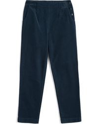 Seasalt Cornwall - Crackington Sailor Button Crop Pull-On Pants - Lyst