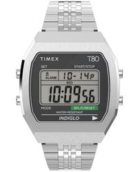 Timex - T80 Digital Chronograph Bracelet Watch, 36Mm - Lyst