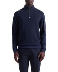 Bugatchi - Soft Touch Quarter Zip - Lyst