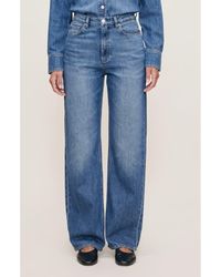 DL1961 - Karmine High Waist Wide Leg Jeans - Lyst