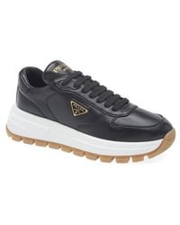 Prada - Prax Leather Sneaker - Lyst