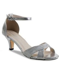 Touch Ups - Clementine Kitten Heel Ankle Strap Sandal - Lyst