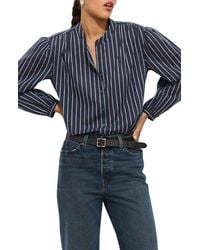 Alex Mill - Ali Stripe Cotton Voile Button-Up Shirt - Lyst