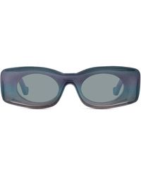 Loewe - X Paula's Ibiza 49mm Mirrored Oval Sunglasses - Lyst