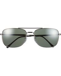 Ray-Ban - 62Mm Oversize Polarized Rectangular Sunglasses - Lyst