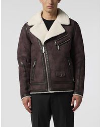 Philipp Plein - Eco Shearling Jacket - Lyst