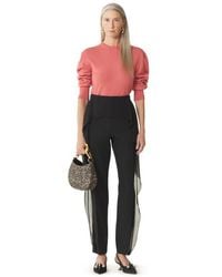 Lanvin - Frilled Wool Pants - Lyst
