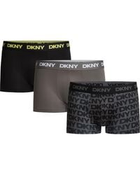 DKNY - 3-Pack Ultralight Microfiber Mesh Trunks - Lyst