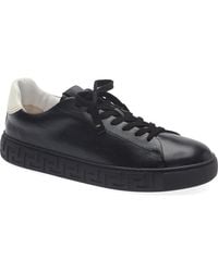 Versace - Greca Leather Sneaker - Lyst