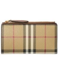 Burberry - Medium Check Bifold Wallet - Lyst