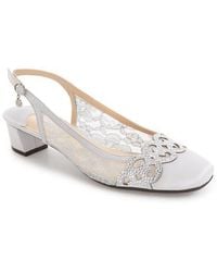 J. Reneé - Faleece Crystal Embellished Slingback Pump - Lyst