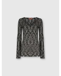 Missoni - Slim Fit V-Neck Sweater - Lyst