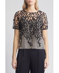 Masai - Doll Vine Embroidered Sheer Mesh Top - Lyst