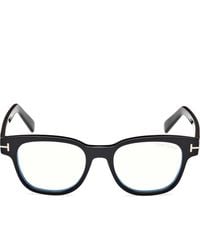 Tom Ford - 50Mm Square Light Blocking Glasses - Lyst