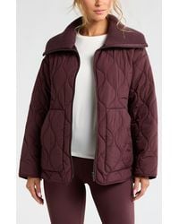 Zella - Onion Quilted Jacket - Lyst