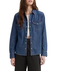 Levi's - Iconic Western Snap-up Shirt - Lyst