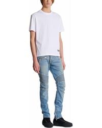 Balmain - Stamp Printed T-Shirt - Lyst