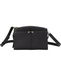 BOSS - Lidney Leather Crossbody Bag - Lyst