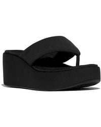 Fitflop - Platfforms Wedge Toe Post - Lyst