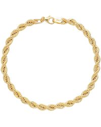 Bony Levy - 14k Gold Rope Chain Bracelet - Lyst
