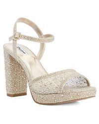 Dune - Mesmerizing Ankle Strap Platform Sandal - Lyst
